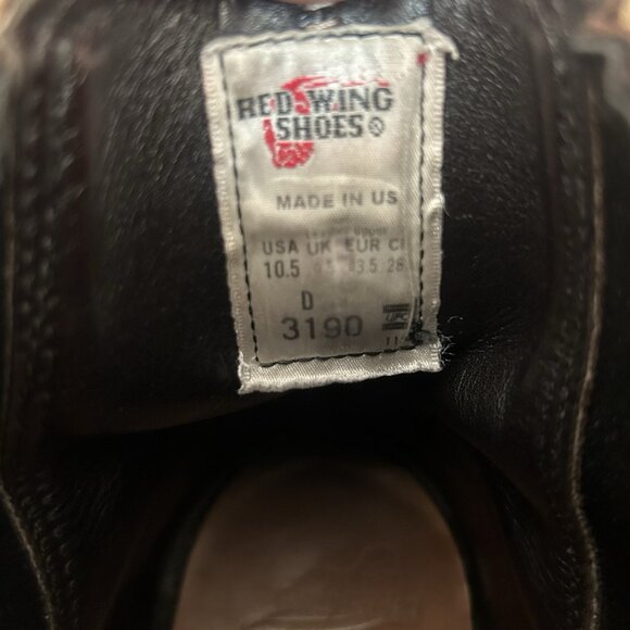 Red Wing 3190 Heritage Chelsea Amber Harness Leather Work Boots Mens 10.5 D - Picture 5 of 12